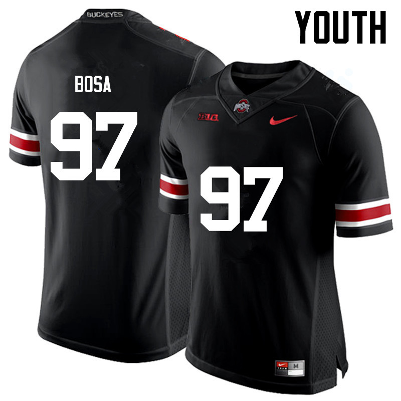 Youth Ohio State Buckeyes #97 Joey Bosa College Football Jerseys Game-Black